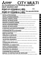 Mitsubishi Electric CITY MULTI PQHY-P250YHM-A Manual De Instalación