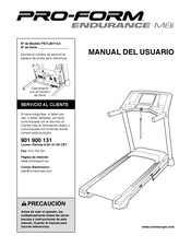 Pro-Form ENDURANCE M8i Manual Del Usuario