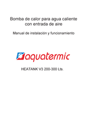 aquatermic HEATANK V3 Manual De Instalación Y Funcionamiento