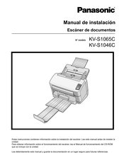 Panasonic KV-S1046C Manual De Instalación