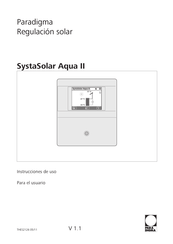 Paradigma SystaSolar Aqua II Instrucciones De Uso