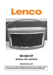 Lenco SR-600 BT Manual Del Usuario