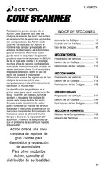 Actron CP9025 Manual Del Usuario