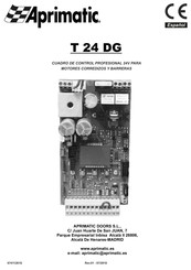 Aprimatic T 24 DG Manual Del Usuario