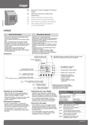 Hager HR525 Manual De Instrucciones