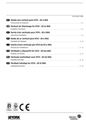 Johnson Controls YORK VCH-20 Instrucciones De Instalación