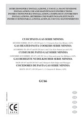 MBM MINIMA GF46 Instrucciones Para La Instalación, El Uso Y El Mantenimiento