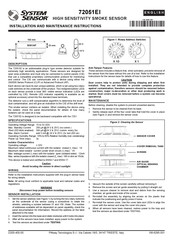 System Sensor 72051EI Instrucciones De Instalación Y Mantenimiento