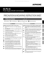 Aiphone IS-PU-S Instrucciones De Instalación