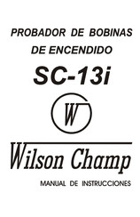 Wilson Champ SC-13i Manual De Instrucciones