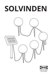 IKEA SOLVINDEN Manual De Instrucciones