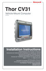 Honeywell Thor CV31 Instructions De Montage