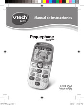 VTech baby Pequephone Bilingüe Manual De Instrucciones