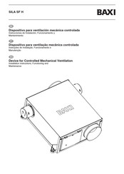 Baxi SILA SF H Instrucciones De Instalación, Funcionamiento Y Mantenimiento