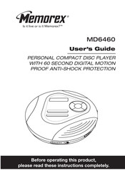 memorex MD6460 Guia Del Usuario