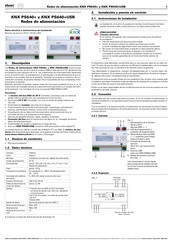 elsner elektronik KNX PS640+USB Instrucciones De Instalación