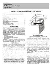 Carrier RGAP B Serie Instrucciones De Instalació N Y Del Usuario