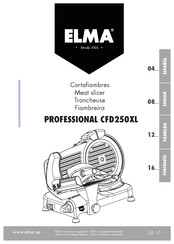 Elma PROFESSIONAL CFD250XL Manual De Instrucciones