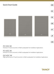 Tannoy PCI 6DC IW Guia De Inicio Rapido