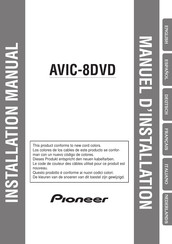 Pioneer AVIC-8DVD Manual De Instalación