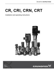 Grundfos CRT 4 Instrucciones De Instalación Y  Operación