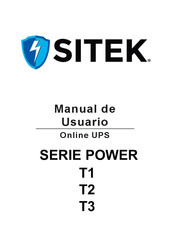 SITEK POWER T3 Manual De Usuario