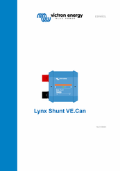 Victron energy Lynx Shunt VE.Can Manual Del Usuario