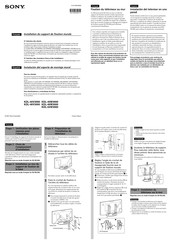 Sony KDL-40V3000 Manual Del Instalacion