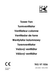 Team kalorik TKG VT 1036 Manual De Instrucciones