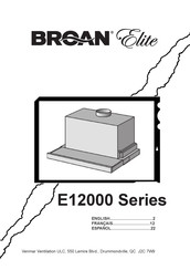 Broan Elite E1230SSLS Manual De Instrucciones