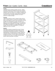 Crate&Barrel Pilsen Manual De Instrucciones