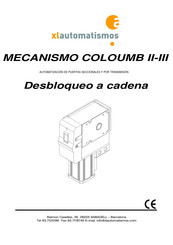 Xl Automatismos COLOUMB III 1/20 Manual De Instrucciones