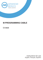 Advanced Bionics CI-5826 Instrucciones De Uso