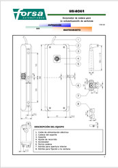 Forsa Automatismos UNI-ACK4 Manual De Instrucciones