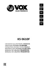 VOX electronics KS 0610F Manual De Uso