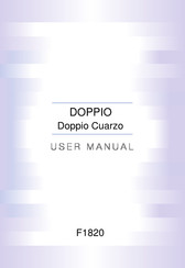 Doppio Cuarzo Manual Del Usuario