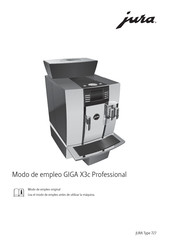 Jura GIGA X3c Modo De Empleo