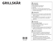 IKEA GRILLSKÄR Manual De Instrucciones