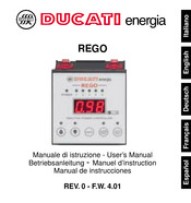 Ducati Energia REGO Manual De Instrucciones