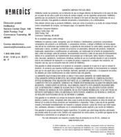 HoMedics VibraSpa Plus FBV-100-1 Manual De Instrucciones E Información De Garantía