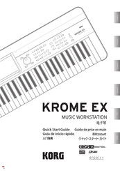 Korg Krome EX Guia De Inicio Rapido