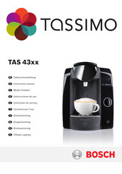Bosch TASSIMO JOY TAS 43 Serie Instrucciones De Uso