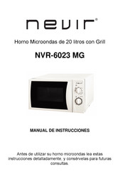 Nevir NVR-6023 MG Manual De Instrucciones