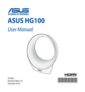 Asus HG100 Manual Del Usuario