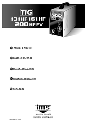 IMS TIG 131HF Manual Del Usario