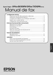 Epson Stylus Office TX510FN Serie Manual De Fax