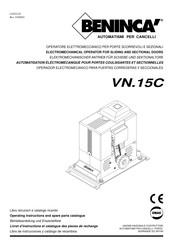 Beninca VN.15C Libro De Instrucciones Y Catálogo De Recambios