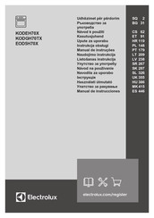 Electrolux KODEH70X Manual De Instrucciones