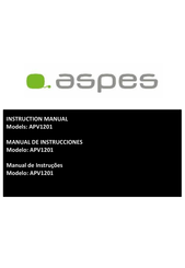 Aspes APV1201 Manual De Instrucciones