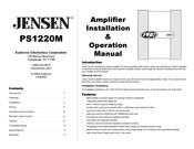 Jensen PS1220M Manual De Instalación Y Operación